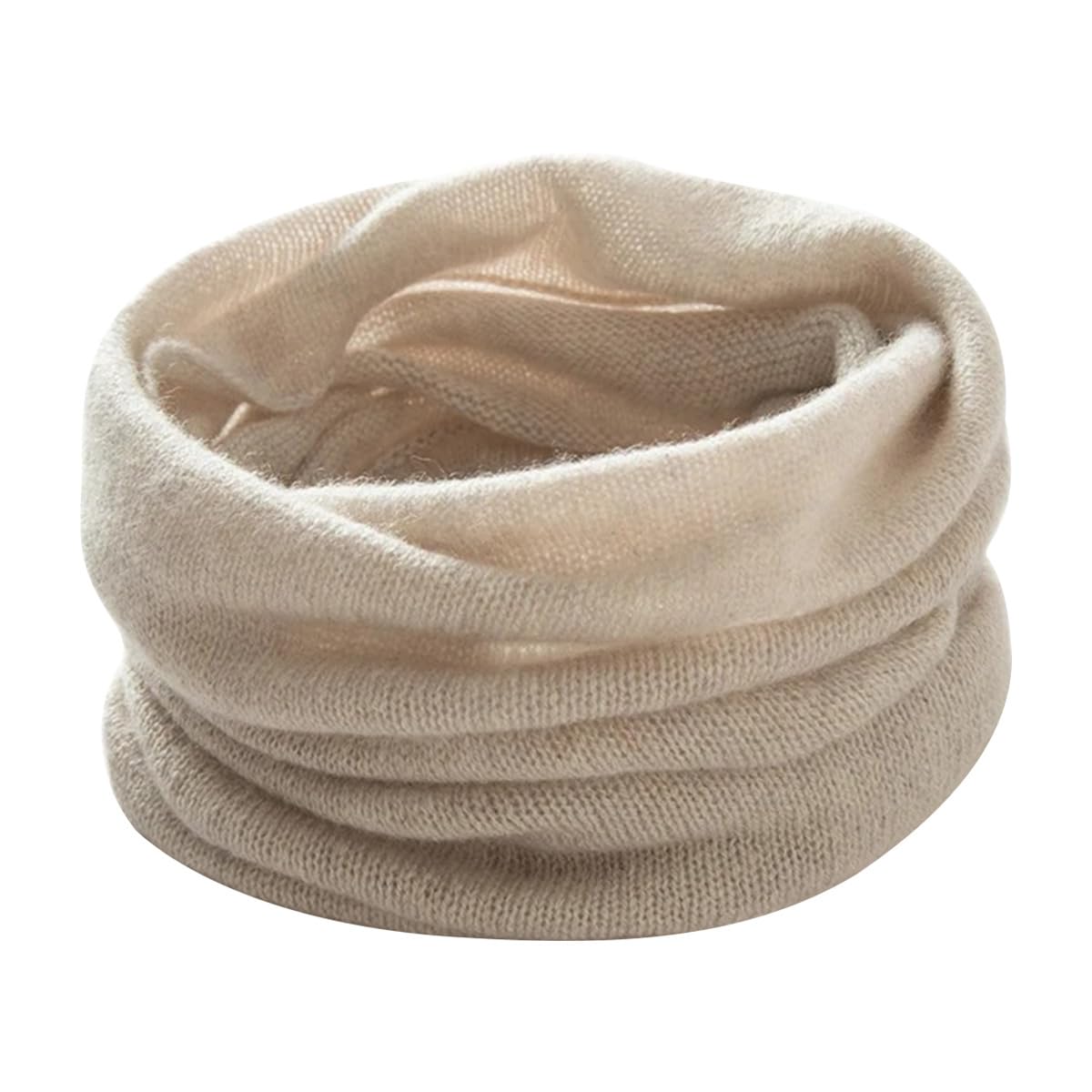 Damen Winter Strick Neck Gaiter Faux Wolle Schal Snood Weich Leicht Schlauchschal für kaltes Wetter