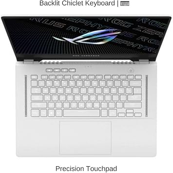 HIDevolution ASUS ROG Zephyrus G15 GA503QS 15.6 QHD 165Hz 3ms, 3.0 GHz Ryzen 9 5900HS, RTX 3080, 32 GB 3200MHz RAM, 8 TB PCIe SSD, Moonlight White