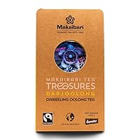 Vista 15 de Makaibari Tea Treasures-Makaibari Silver Tips Imperial, Oolong orgánico hecho a mano té de hoja entera, 1.76 oz