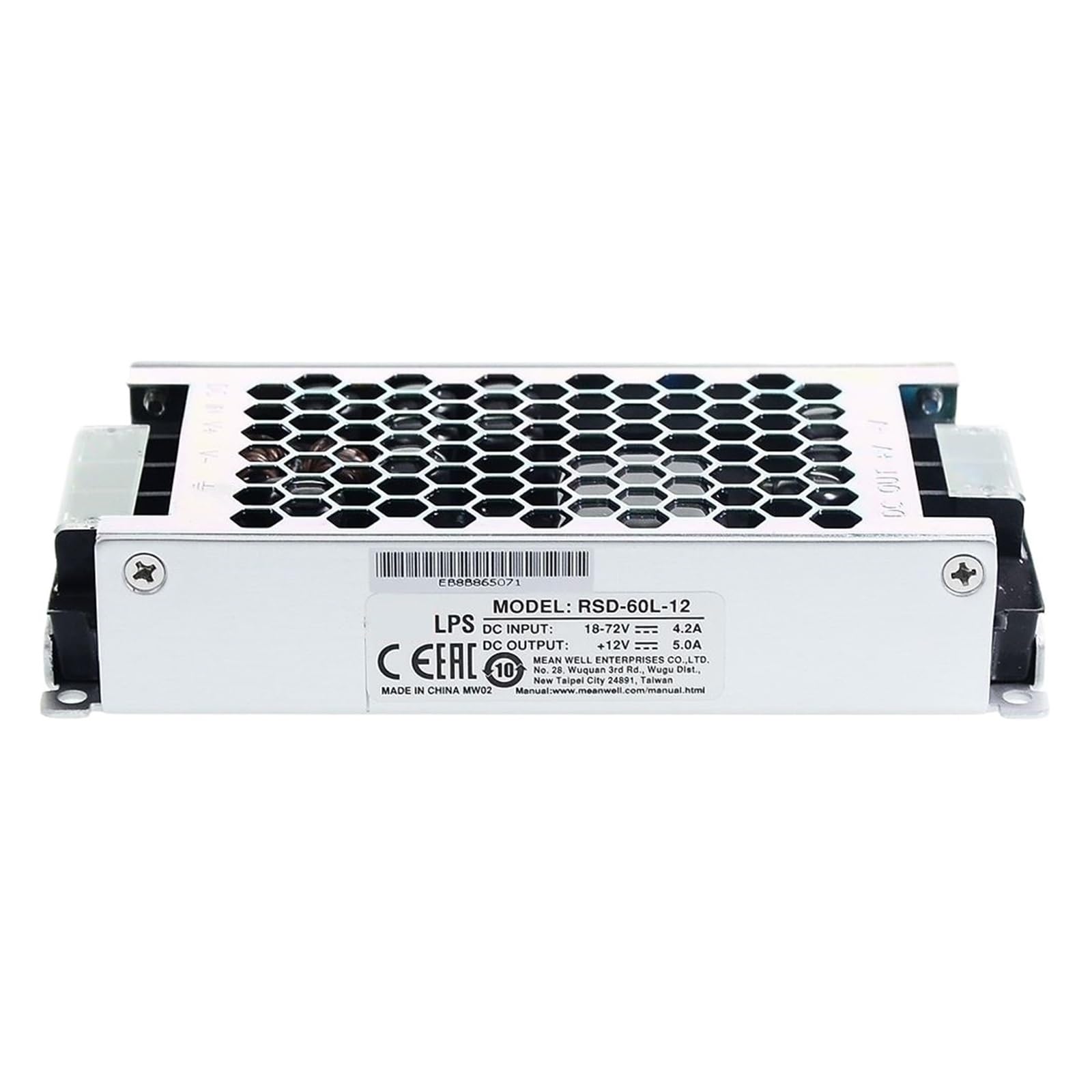 Alimentation à découpage CC RSD-60L-12 convertisseur 60W pour tension stable