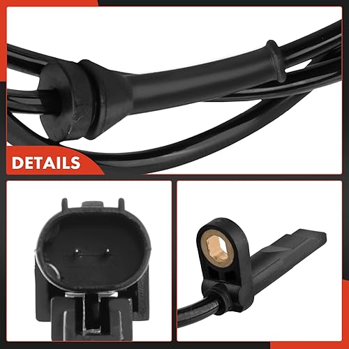 Miniatura 7 de A-Premium Sensor de velocidad de rueda ABS compatible con modelos Infiniti y Nissan - G25 2011-2012, G35 2007-2008, G37 2008-2013, 370Z