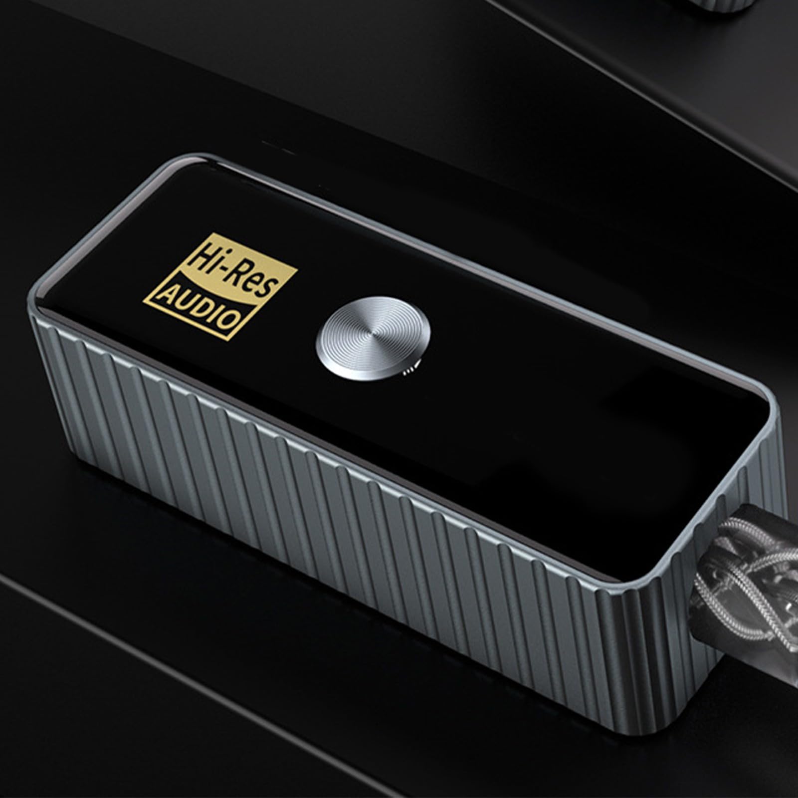 Amplificatore per cuffie di tipo C, piccolo adattatore uditivo digitale ad alta risoluzione da 3,5 mm per dispositivi mobili, PC, laptop
