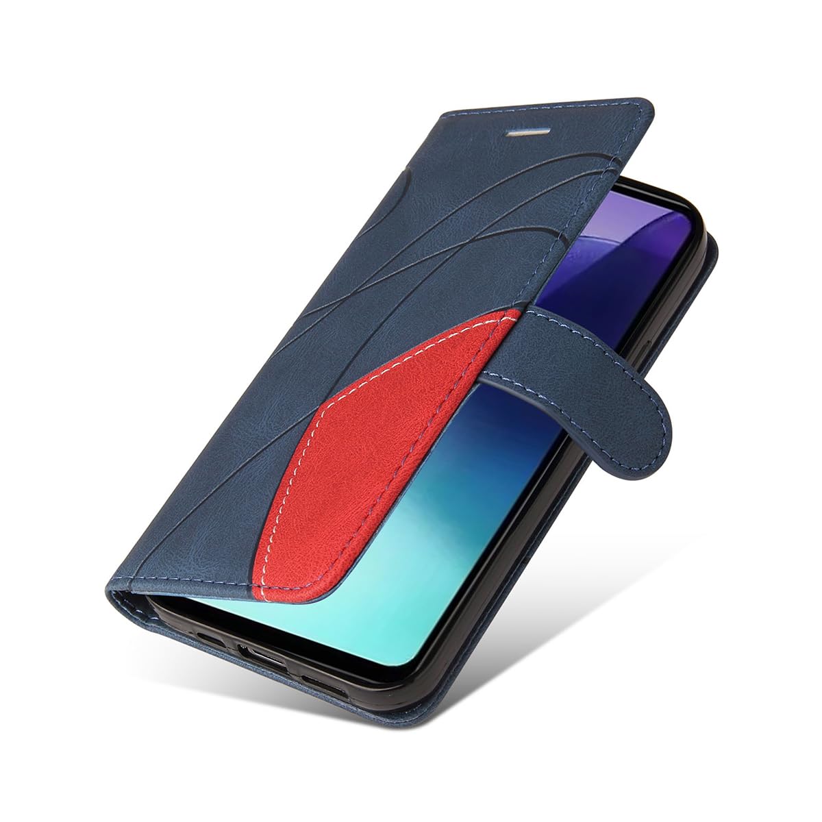Leder Hülle Für Xiaomi Redmi 14C – Mit Displayschutzfolie, Kartenfächern & Magnetverschluss
