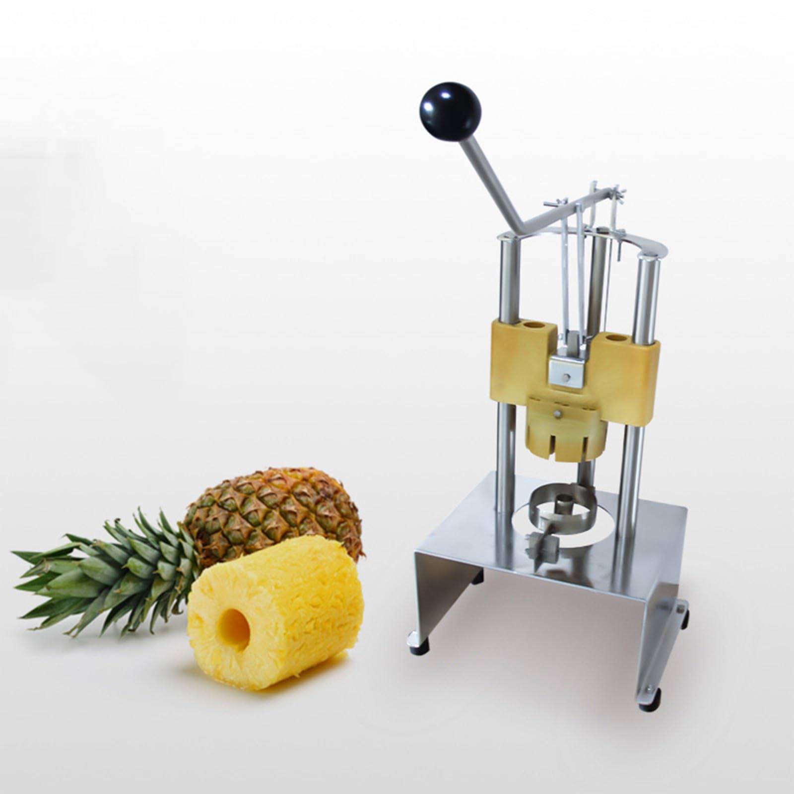 OLSKFUH Stainless Steel Pineapple Peeler And Corer, Pineapple Peeling Tool Pineapple Knife, Commercial Pineapple Corer, Pineapple Flesher,