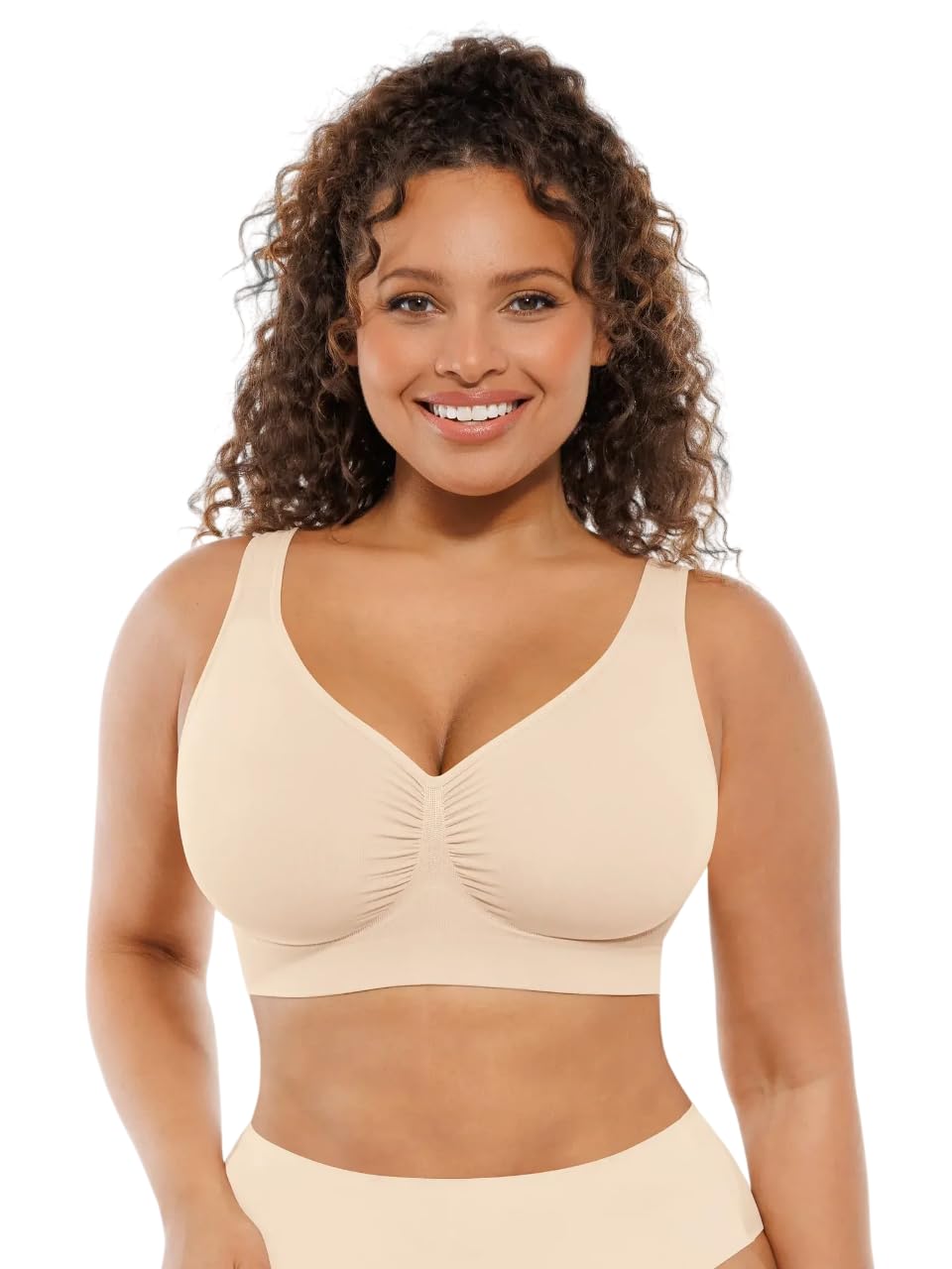 shop the edit Shop Women's Leopard Print Wireless Push-Up Bra – Seamless Lightly Padded Bra with Lift & Support, Comfortable Everyday Lingerie for All-Day Wear-picture-13