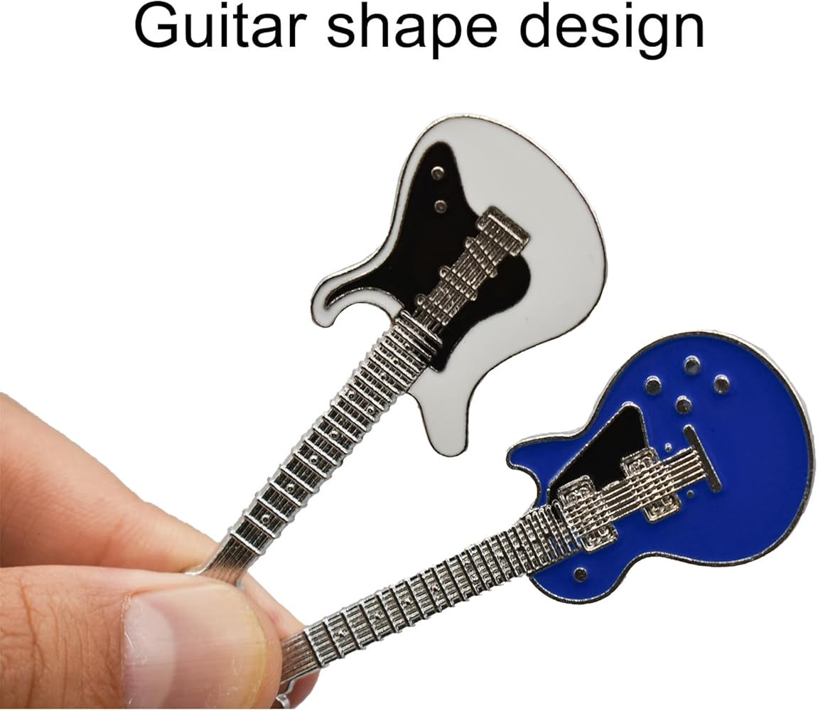 Amazon.co.jp: Pinenjoy 6個 ギターキーチェーン かわいいベース
