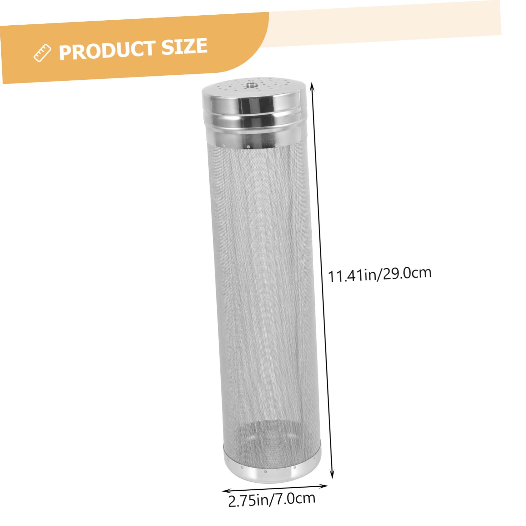 PRETYZOOM Hop Filter Tube Portable Strainer for Home Brewing Beer Tea for Barrel Brews Design