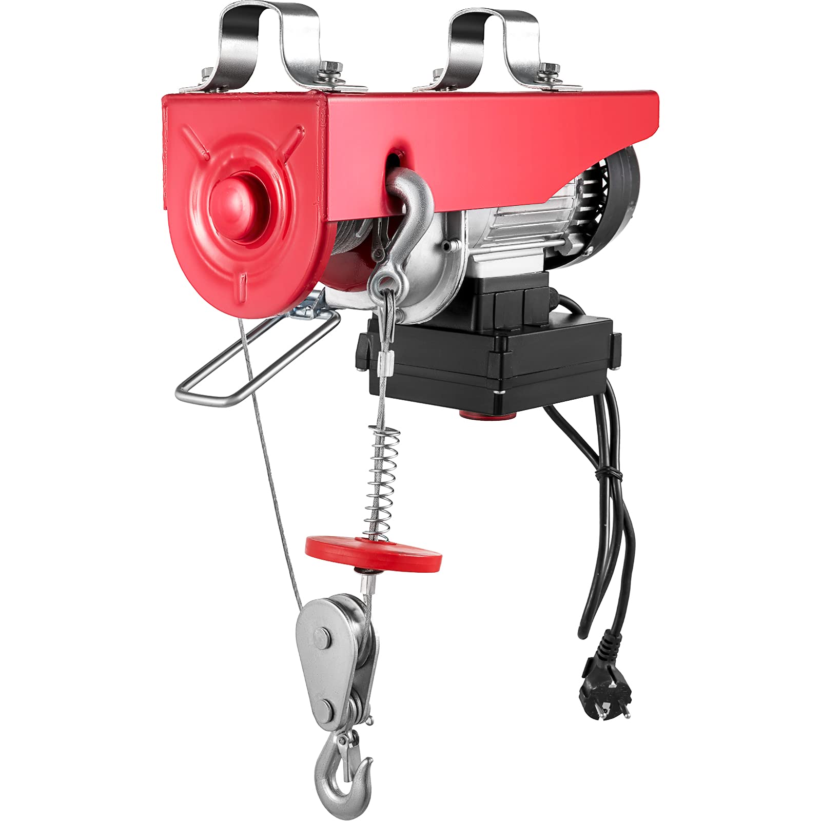 Vevor Polipasto Eléctrico 220 V / 600 W Capacidad de Carga 149 KG / 298 KG Cabrestante Eléctrico con Remoto Inalámbrico 12 m/min, 6 m/min Herramienta de Elevación para Talleres de Tienda Casera