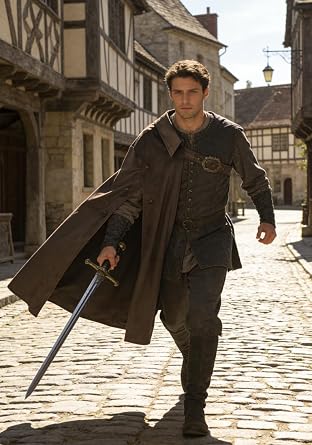Medieval Half Shoulder Cape Renaissance Split Shawl Cavalier Shawl Shrug Ranger's Cloak LARP Warrior Costume