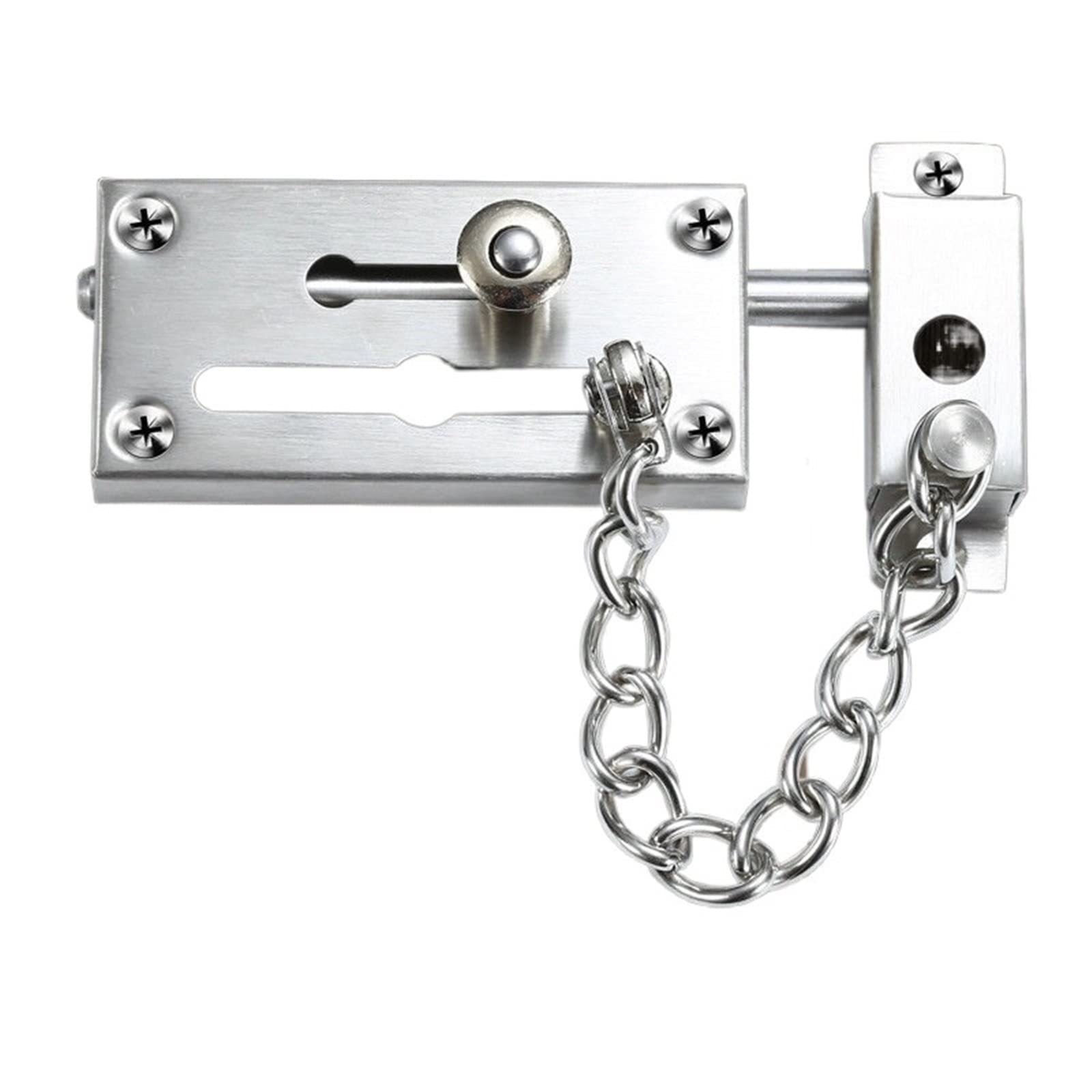 SFJSFIMQ Chain Lock Chain Anti-Theft Door Chain Door Lock Anti-Theft Door Latch Hardware Hotel Door Set