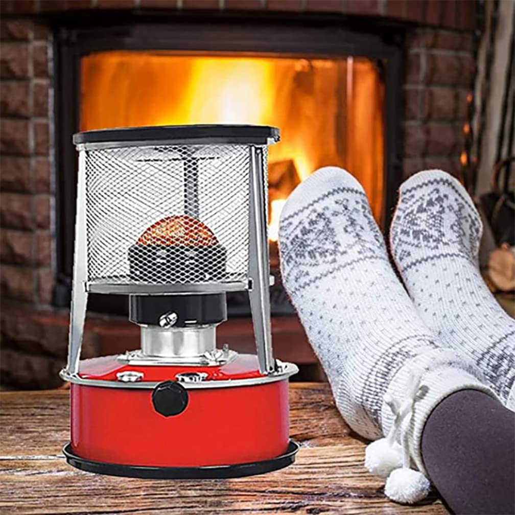 Patio, Terrazza, per Interni All'Aperto, Stufa a Cherosene da 9000 Btu/H, Campeggio, Stufa a Cherosene Regolabile con Bruciatore Di Fuoco