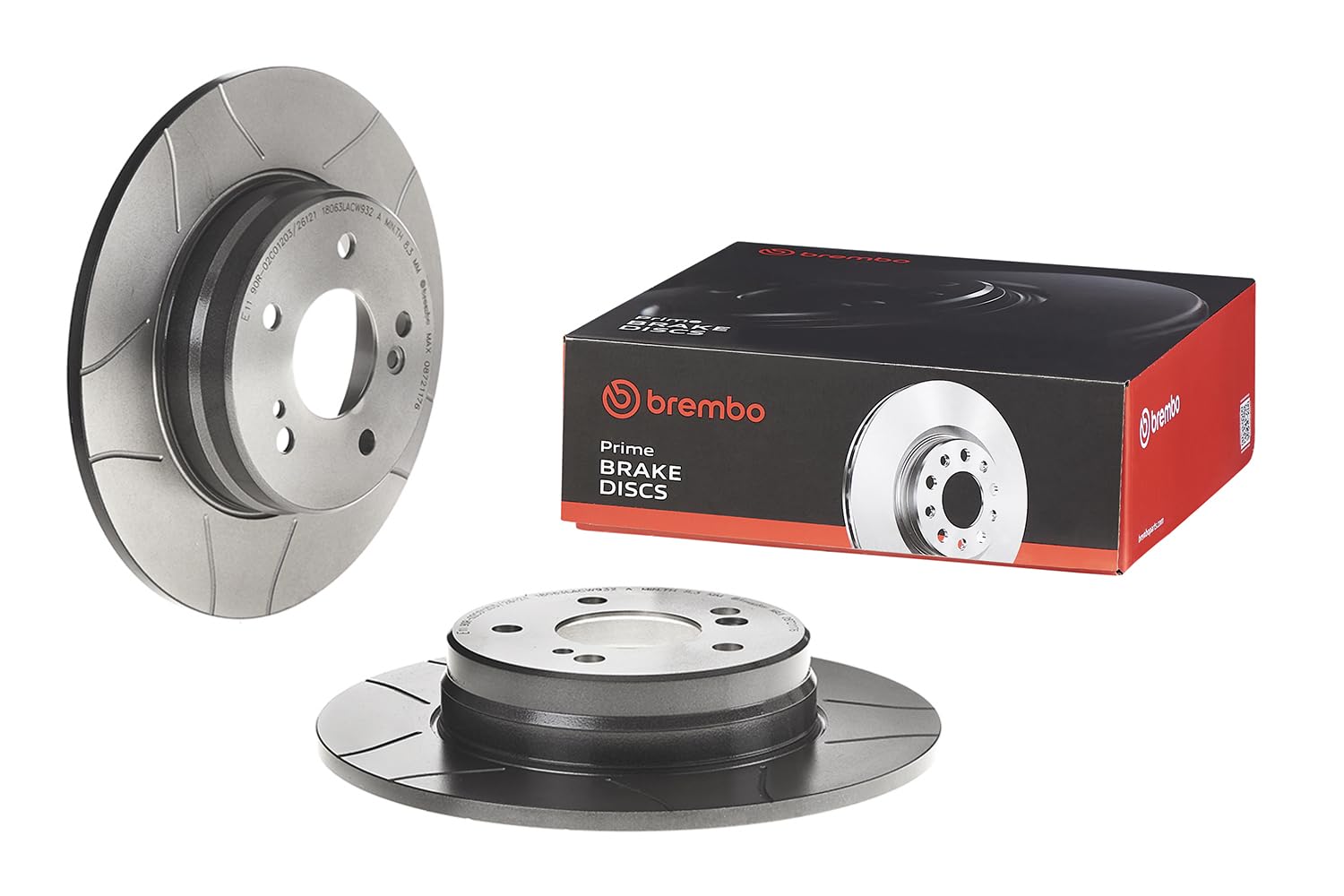 Brembo Max 08.7211.76 - Disco Freno Baffato (Set di 2) - Posteriore