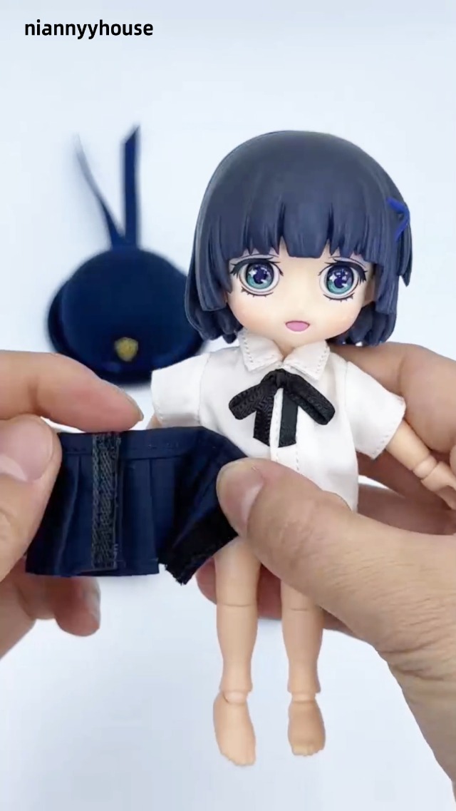 Amazon.co.jp: niannyyhouse オビツ11服 幼稚園の制服 帽子 ベスト