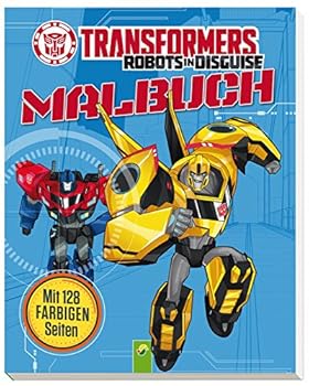 Paperback Malbuch Transformers Robots in Disguise [German] Book