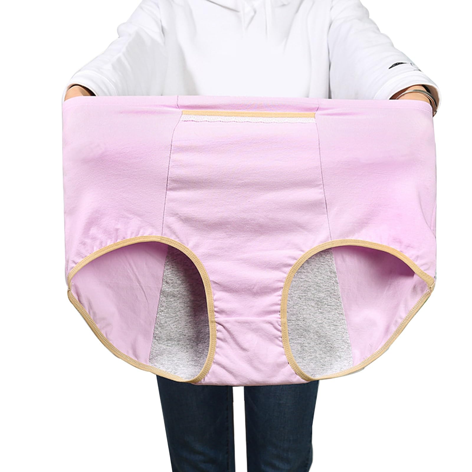 LaseVe Confezione 2/3/5 Taglia Superiore Elasticizzato Mutandine Tasca Nascosta Donne Intimo Hipster Morbido Slip Viaggio Senza Cuciture Mutande