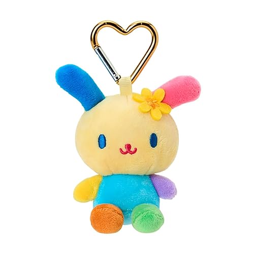 Sanrio 175366 Mini Mascot Holder (Character Award 3rd Edition), Usahana Polyester Steel, Yellow