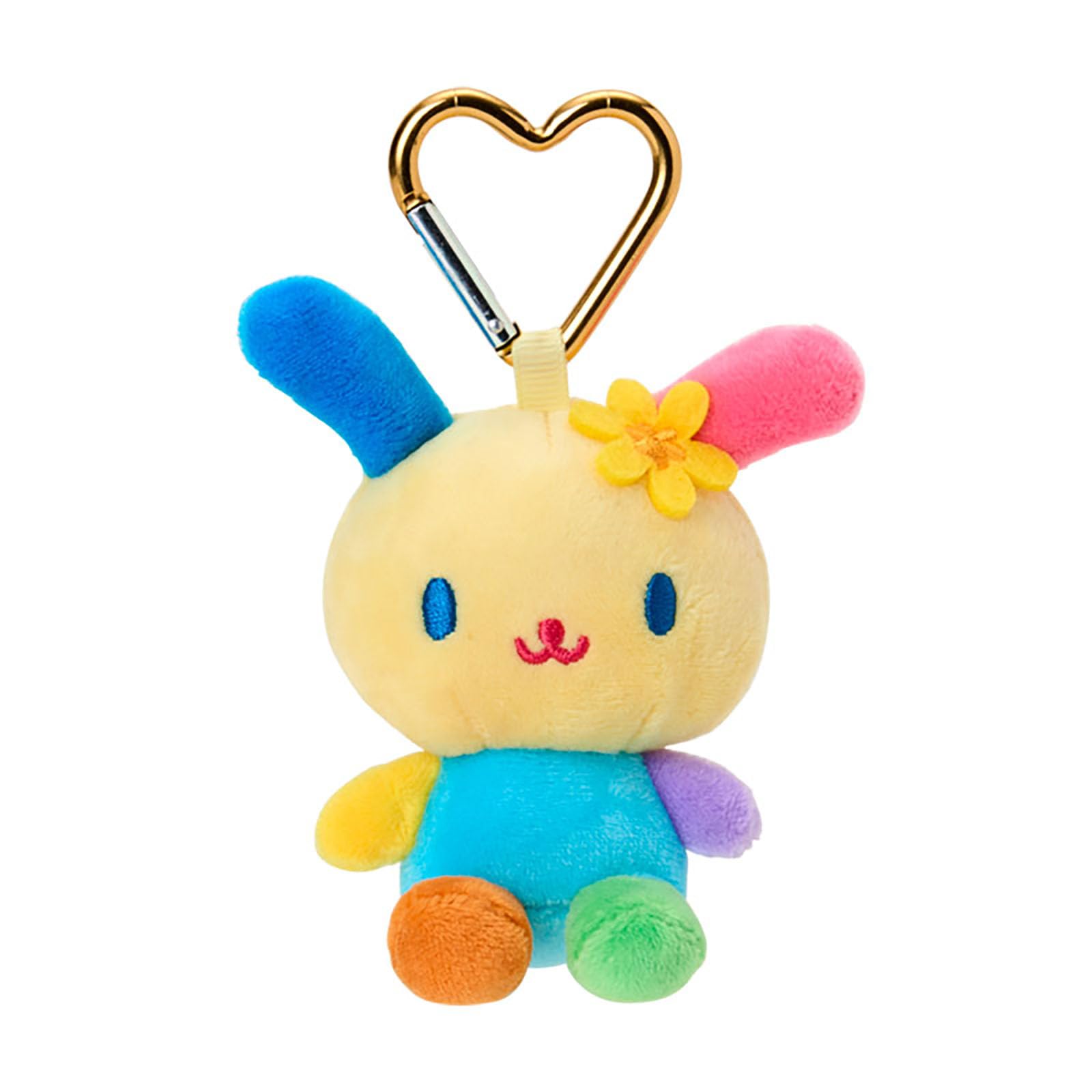 Sanrio Usahana Mini Mascot Holder Character Award Plush Keychain Japan