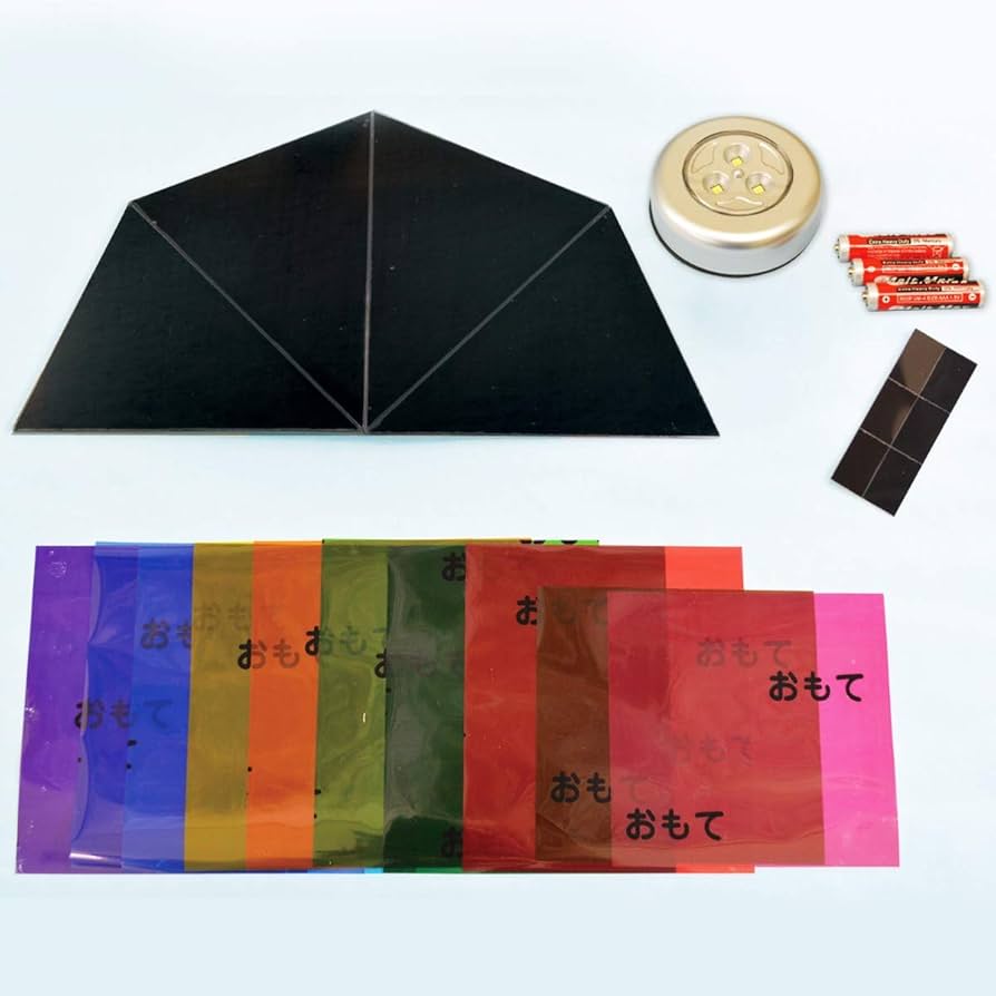 ステンドグラス「月とピラミッド」 楽天市場】工作キット プッシュステンド ピラミッド Bセット ろうそく