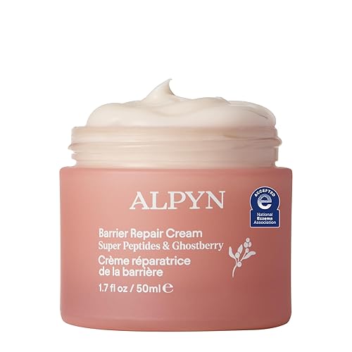 Alpyn Beauty Super Peptide & Ghostberry Hidratante para reparación de eczema, barrera y arrugas Calma y calma contra el enrojecimiento y la
