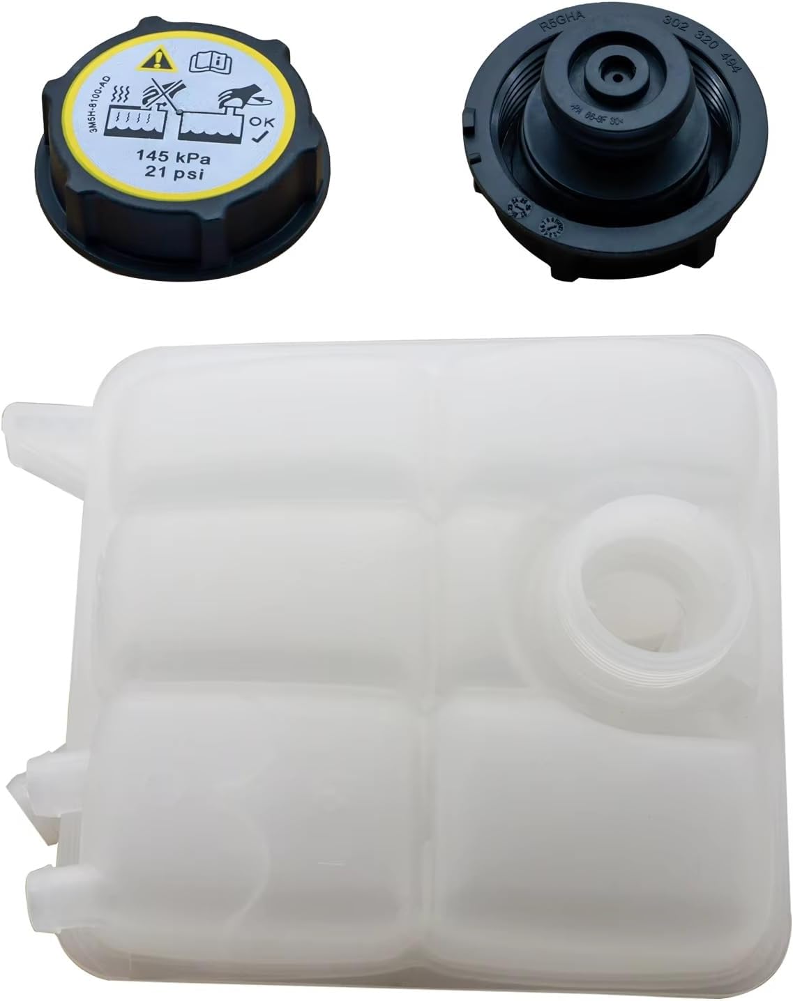 冷却水リザーバータンク Compatible With Ford For Kuga 2008 2009 2010 2011 2012  冷却水ラジエーターリザーバー Compatible With Ford For Escape 2013-2016 For Focus  冷却水リザーバータンク Compatible With Ford For Kuga 2005-2007 For Escape 200 冷却水 ... ラジエーター冷却水リザーバー、冷却液膨張タンク、に適合する エスケープ、に適合する Kuga 2.5L 3.0L 2001-2012