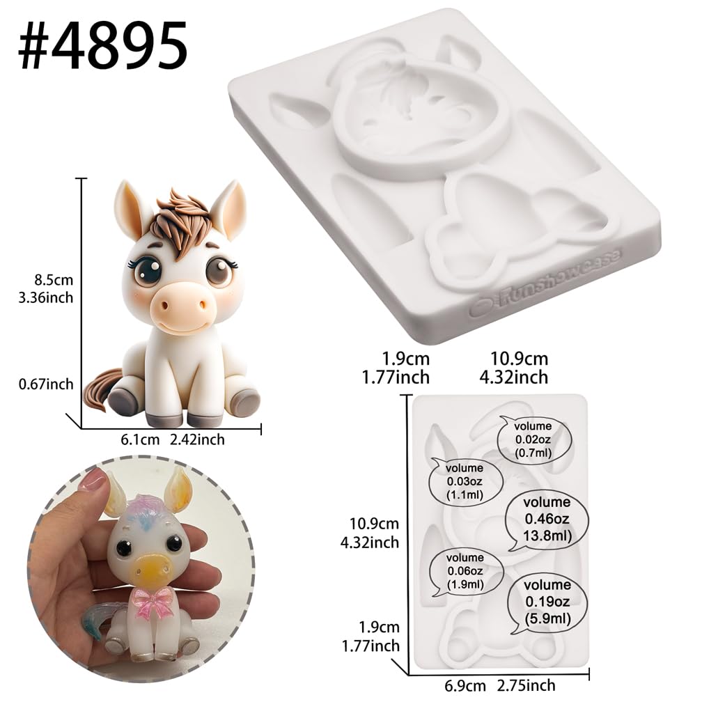 Moule En Silicone 3D Vache Des Highlands - Pour Fondant, Bougies, Résine (8,5x7,1 Cm)