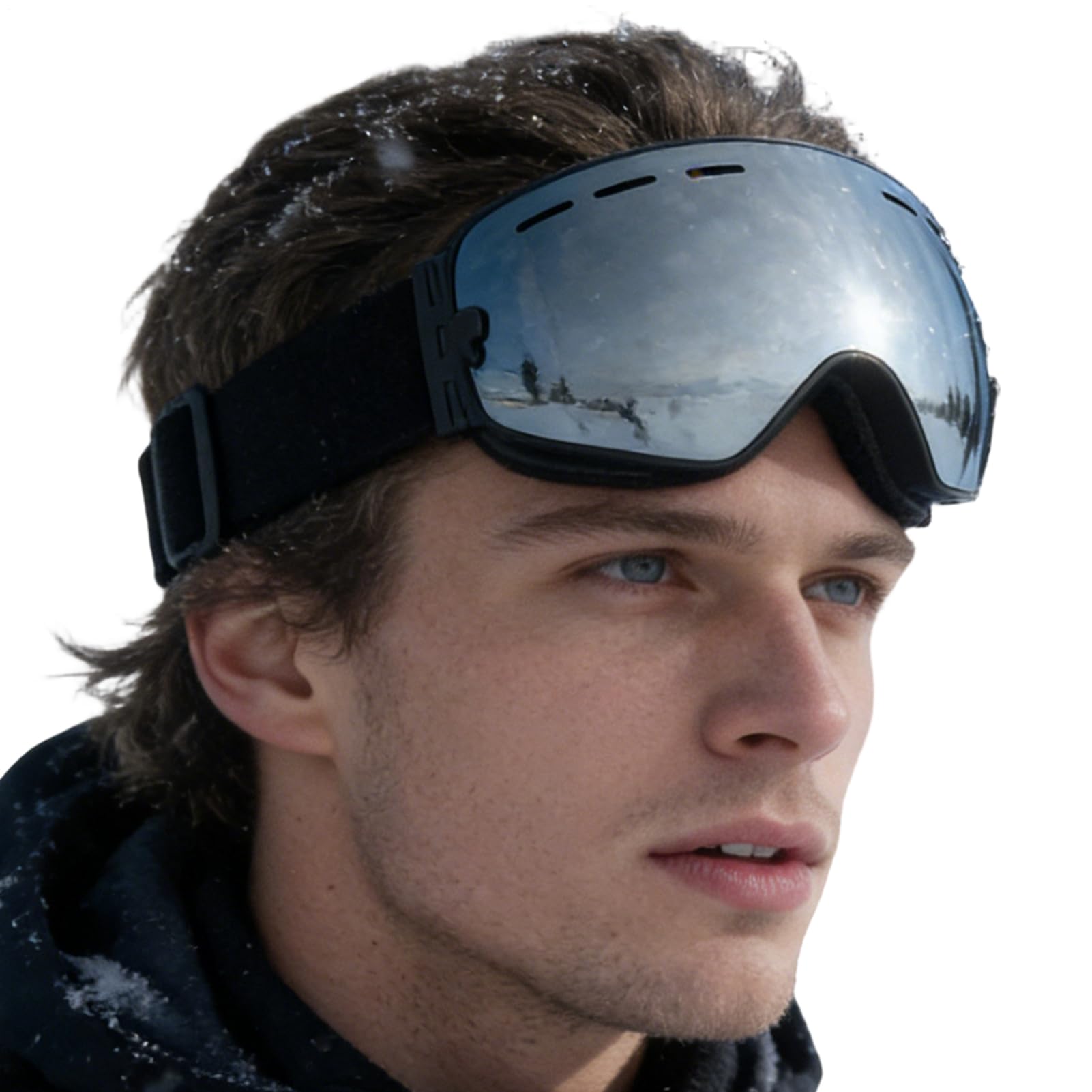Lunettes de ski protection UV et double écran pour lunettes de vue - 8