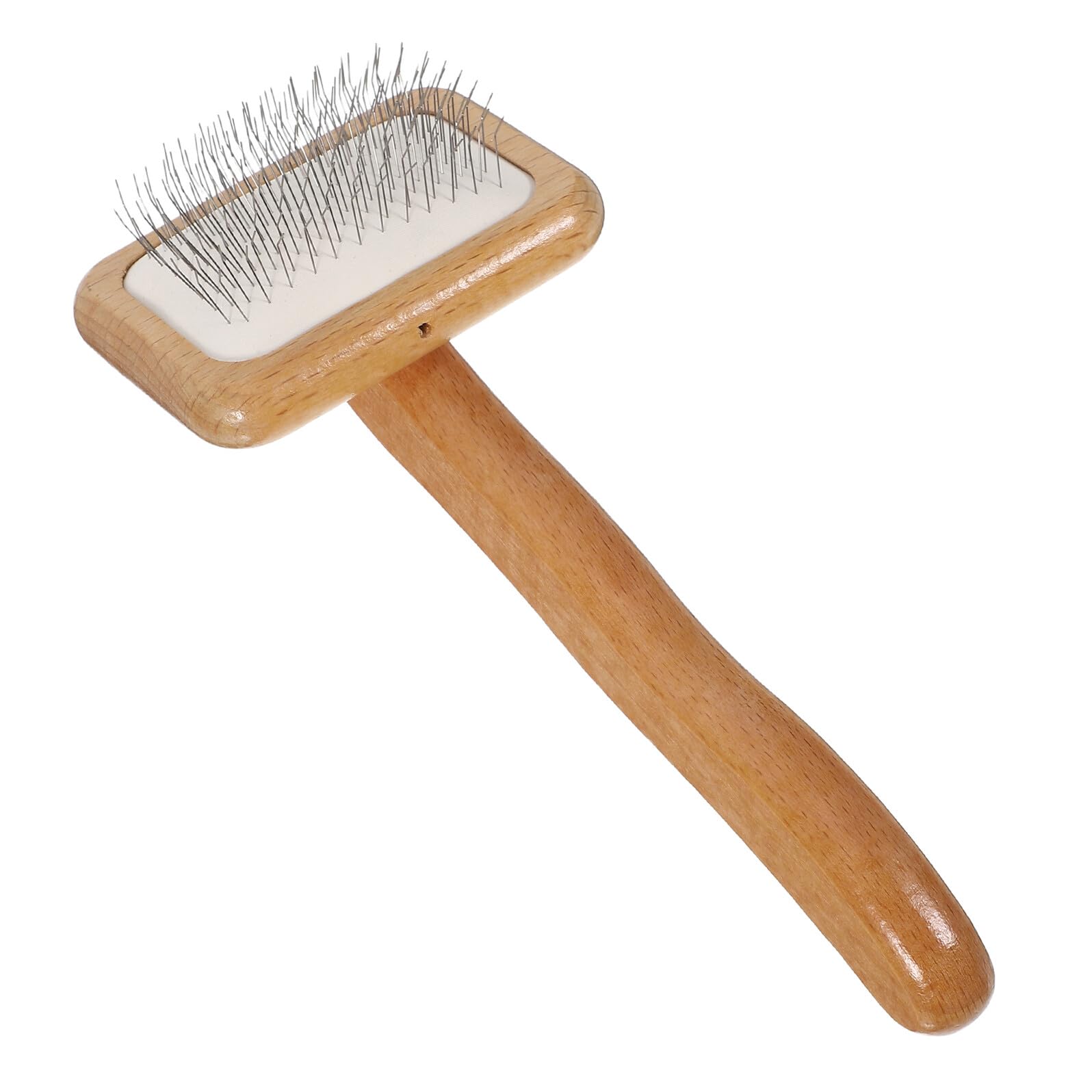 Cepillo para eliminar pelo suelto en gatos y perros con dientes redondeados suaves