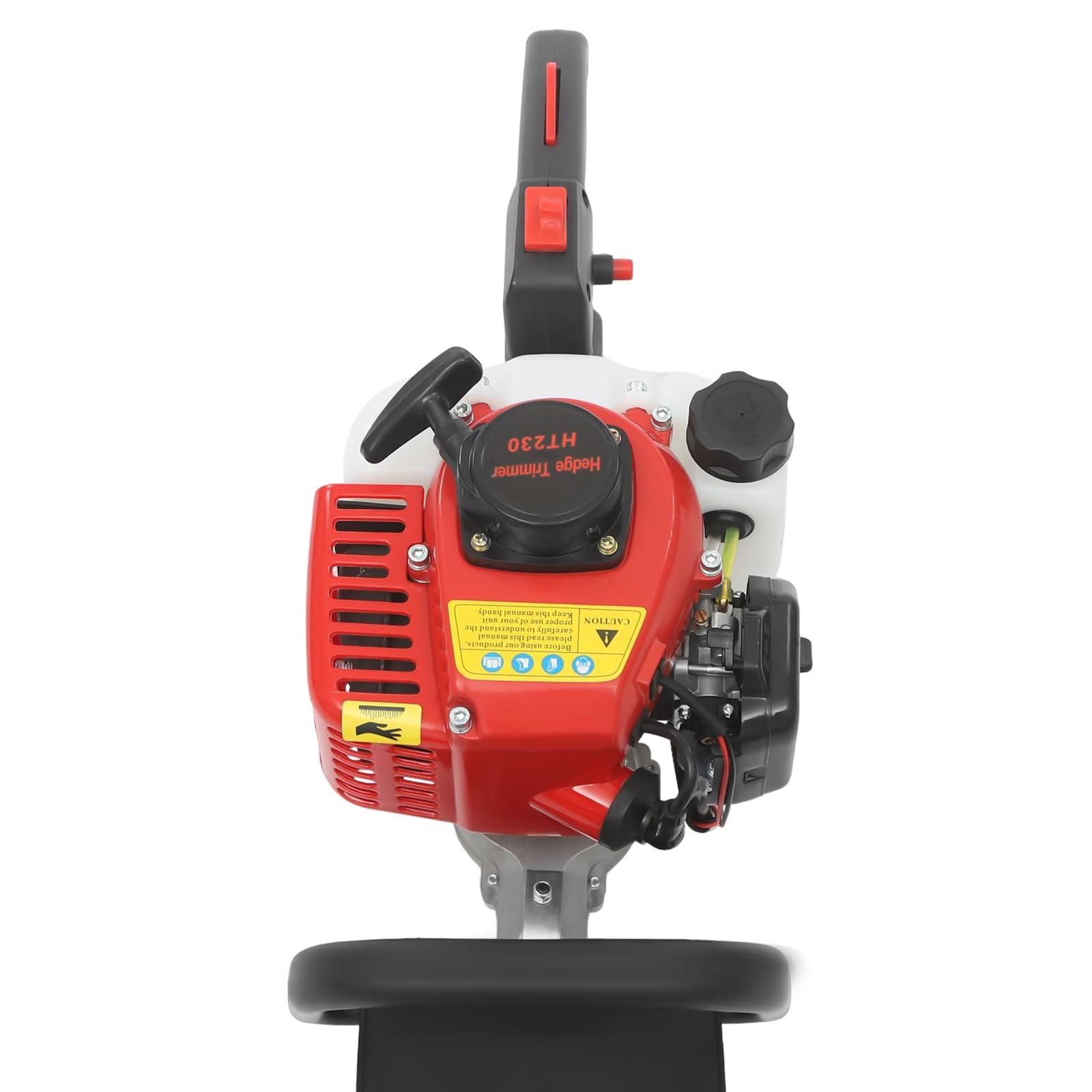 Tagliasiepi a benzina, 22,5 cc, a 2 tempi, 650 W, 9000 giri/min, lama da 56 cm, con serbatoio da 0,6 l, filtro dell'aria