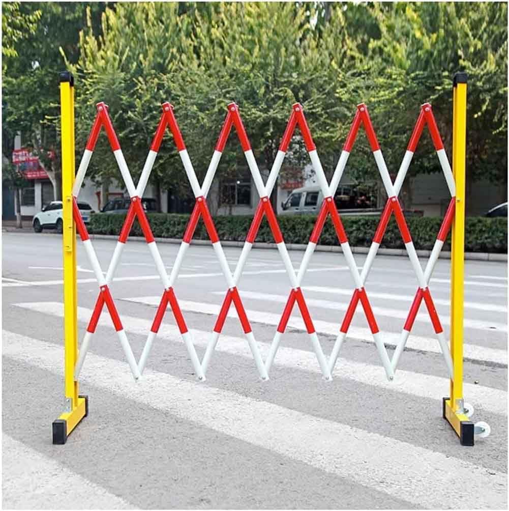 ASerZenith Expandable Traffic Barrier With Casters Retractable Safety Fence For Crowd Control,1.2 * 6M