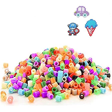 Amazon アイロンビーズ パーラービーズ 環境保護 子供 Diy用 ハンドメイド おもちゃ 手芸用品 彩豆 多色 混合色 中性豆は1000粒入り ビーズ ストーン 通販
