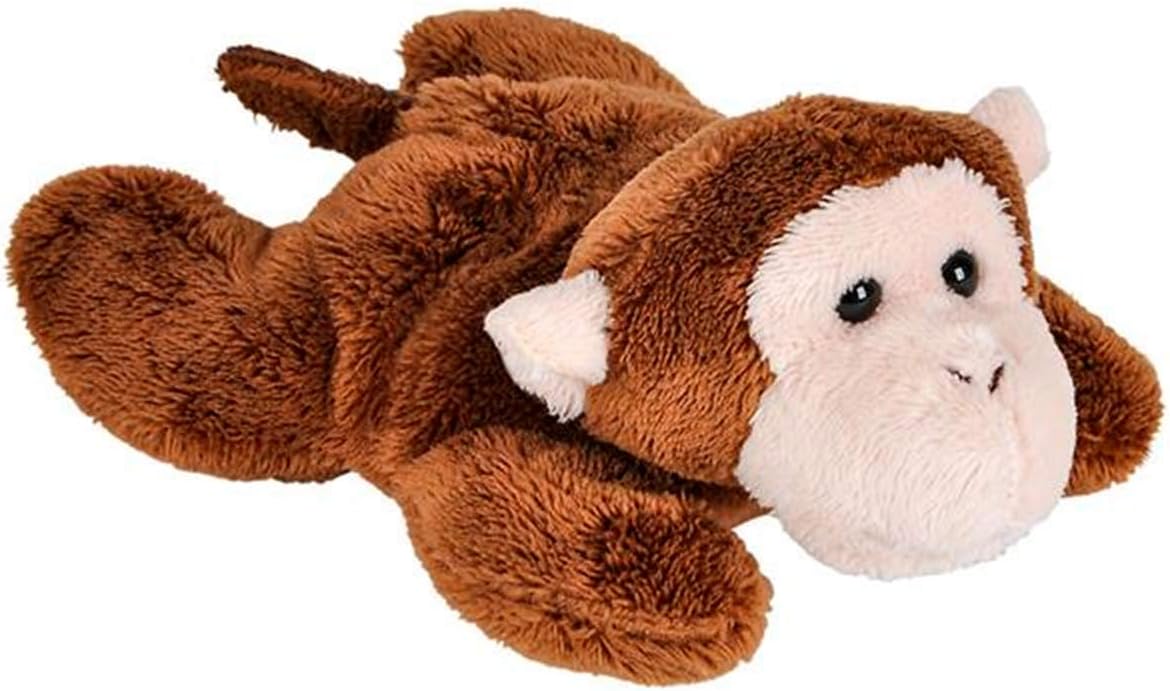 Forest & Twelfth Stuffed Monkey, Single Mini Stuffed Animal Plush Toy for Kids, Jungle Party Favors and Goody Bags, Classroom Treasure Box Prizes, Stocking Stuffers (Monkey)
