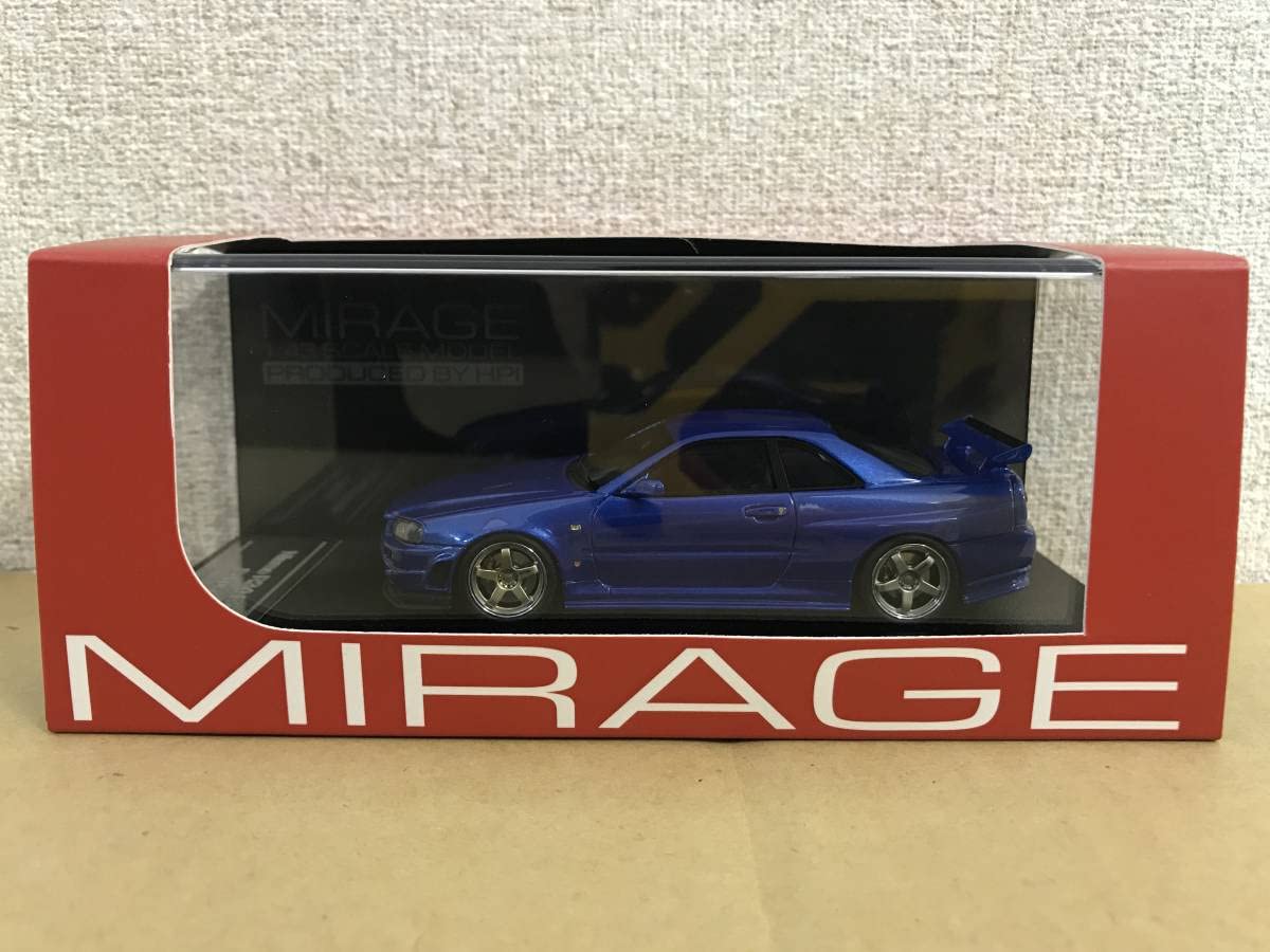 Amazon.co.jp: 1/43 Nismo R34 GT-R S Tune Bayside Blue 8800 : Hobbies