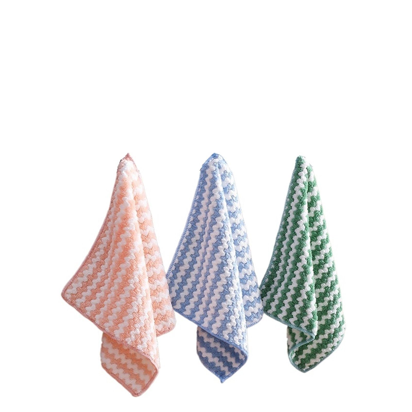 Genérico Paño de Cocina Microfibra, Limpieza Absorbente, Aceite Antiadherente, Trapos, Toallas for el hogar, Herramientas(Random Color 25x25cm,10pcs)