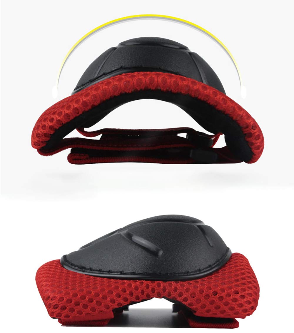 Casque Vélo Enfant Réglable Sets de Protection Enfant Casque Ajustable Coudières Genouillère Protège-Poignets Protections Sports Srotection Velo Skateboard Rollers Skate