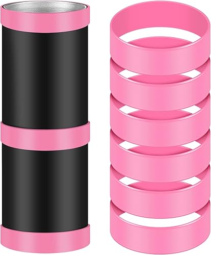 Miniatura 8 de Paquete de 6 bandas de silicona para vasos de sublimación, bandas elásticas de papel de sublimación para envolver botellas de agua, tazas, reducir