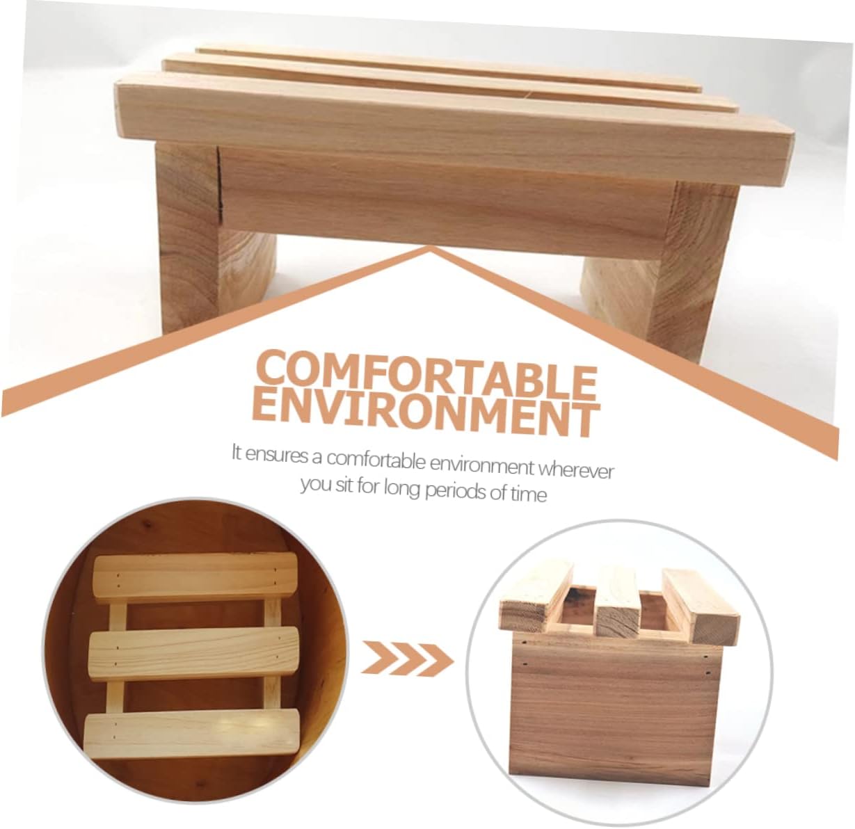 Wooden Step Stool for Multi Functional Shoe Changing Bench Non Slip Design Sturdy for Home Kindergarten and Bathroom Use