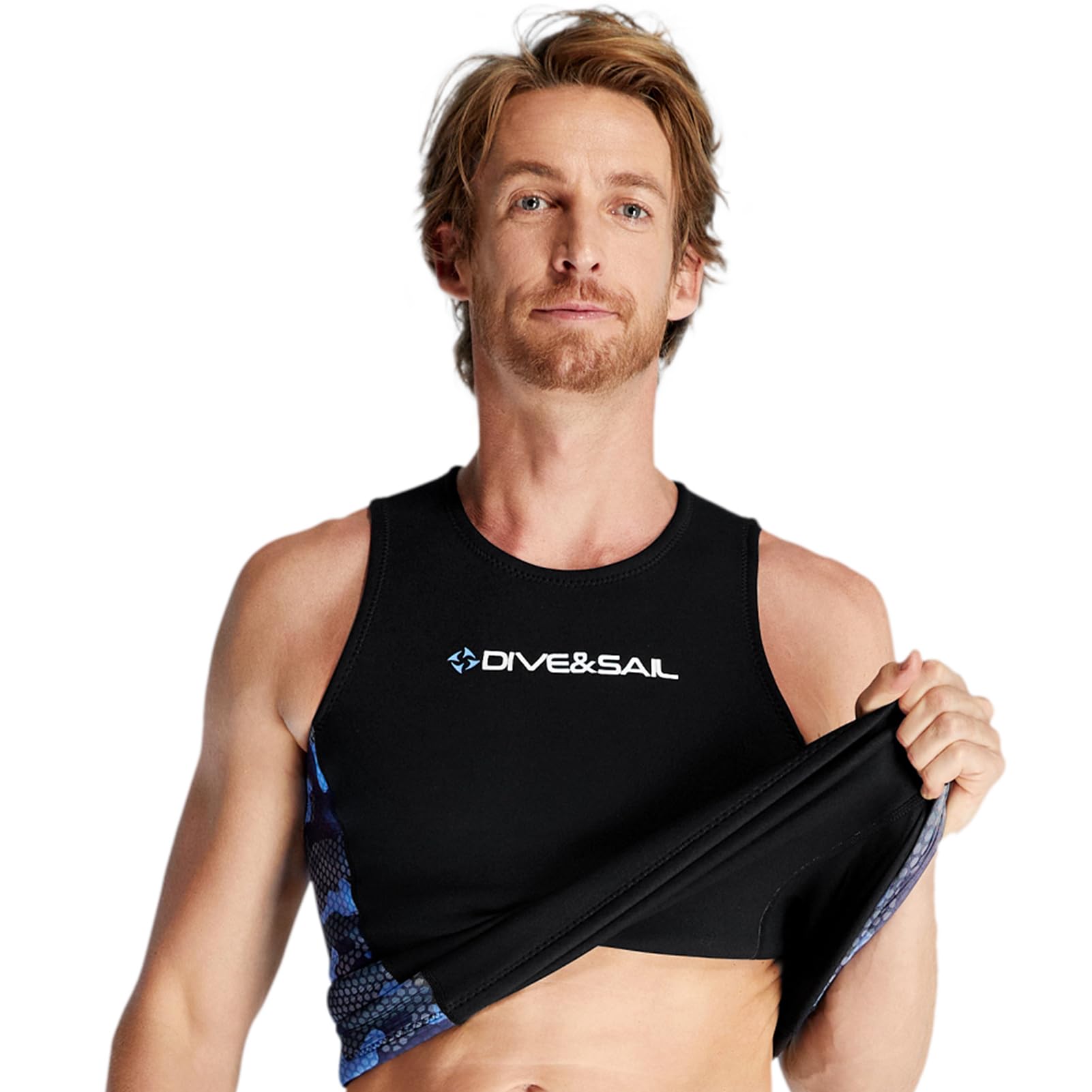 Chaleco de Traje de Neopreno, Tapa de Surf de Neopreno, Camisa de Buceo sin Mangas de Buceo, Ideal para Nadar, Bucear