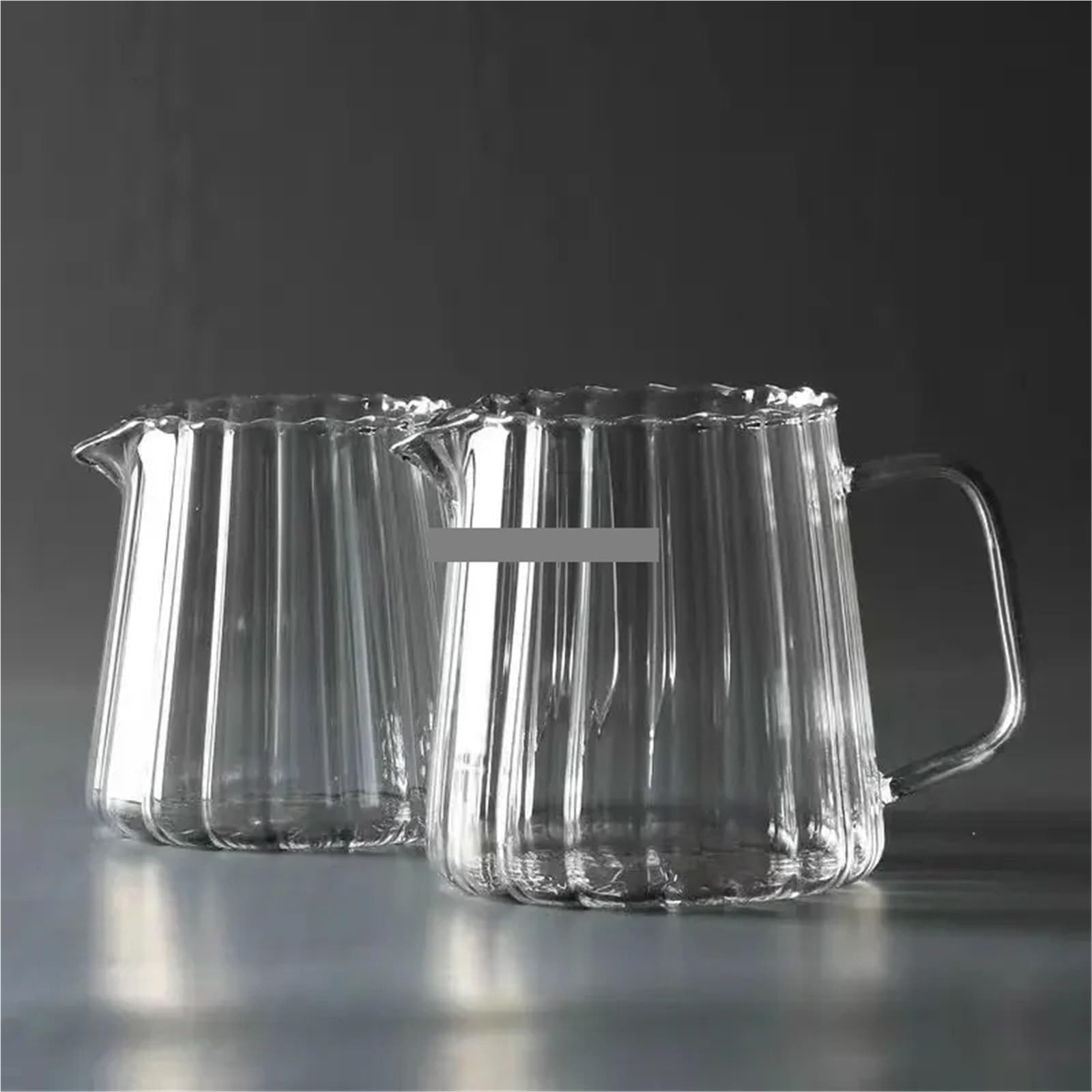 Jarra de leche a rayas, accesorios juego té, café, Latte, taza artística, jarra, 2 uds Para Espumar(150ml)