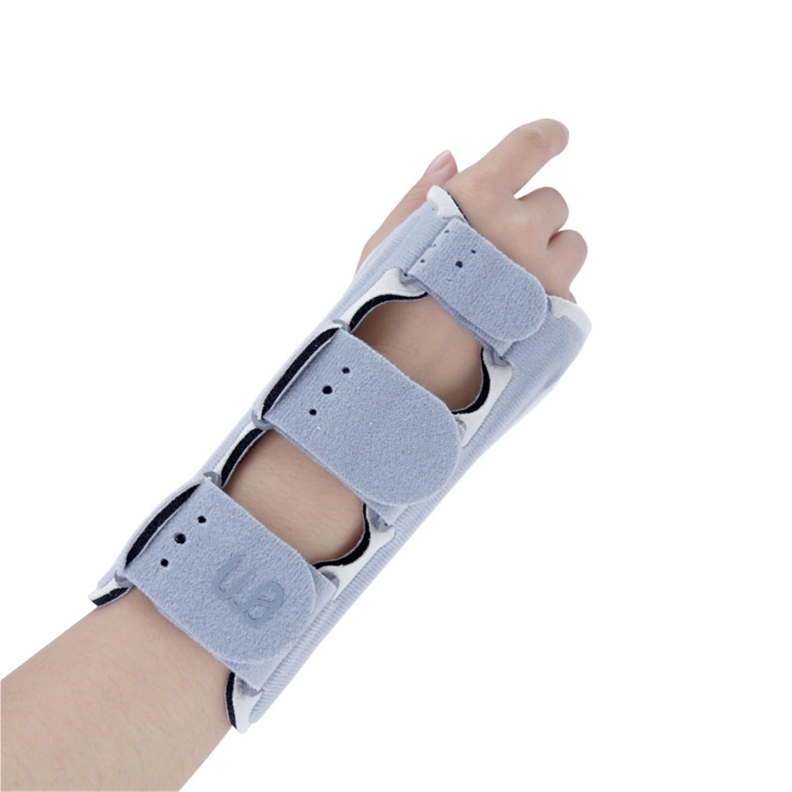 Muñequera Ortopédica para Túnel Carpiano con Férula de Acero Soporte de Muñeca Ajustable para Tendinitis Alivio del Dolor TFCC Protector de Palma Transpirable Negro(S)