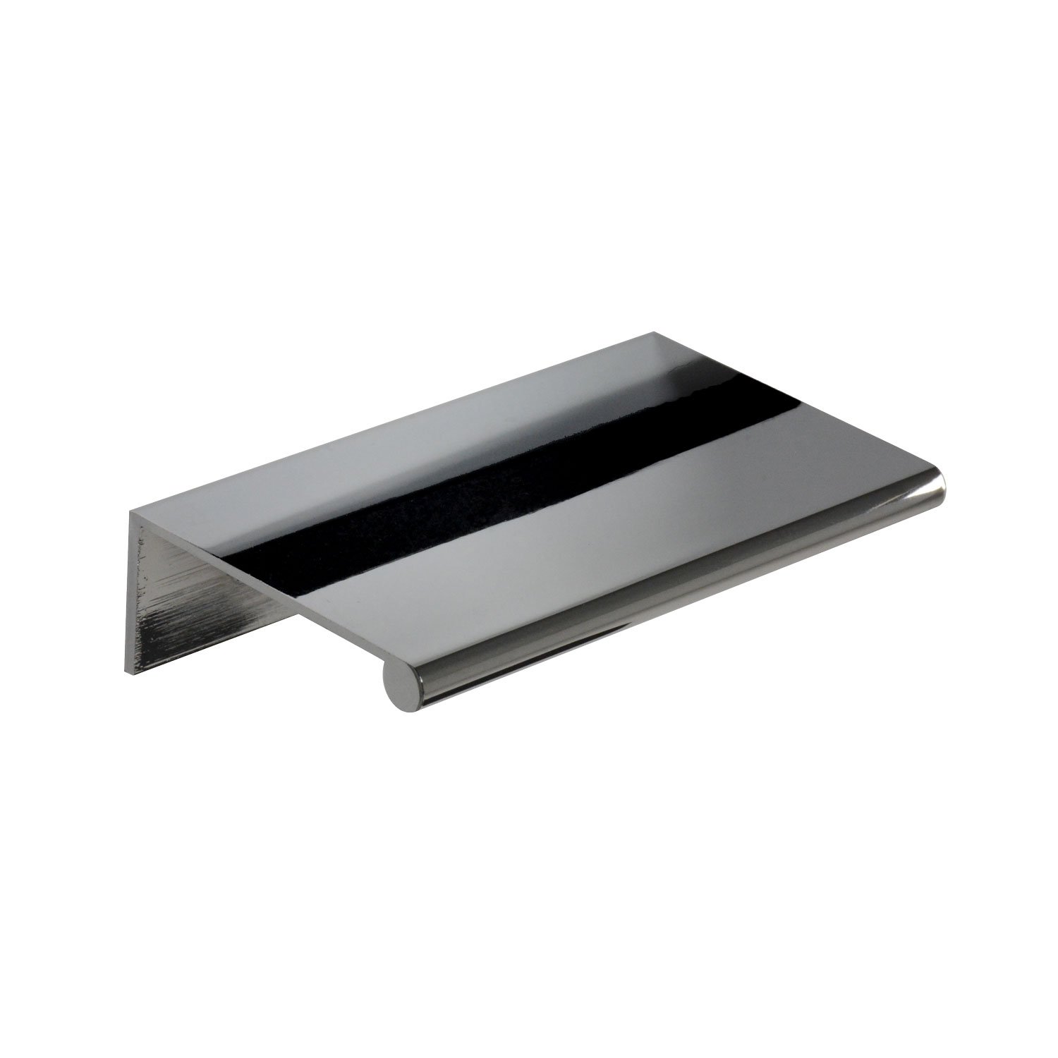 CKP#3306-3 in Brand Back Mount Finger Edge Pull, Polished Chrome - 10 Pack