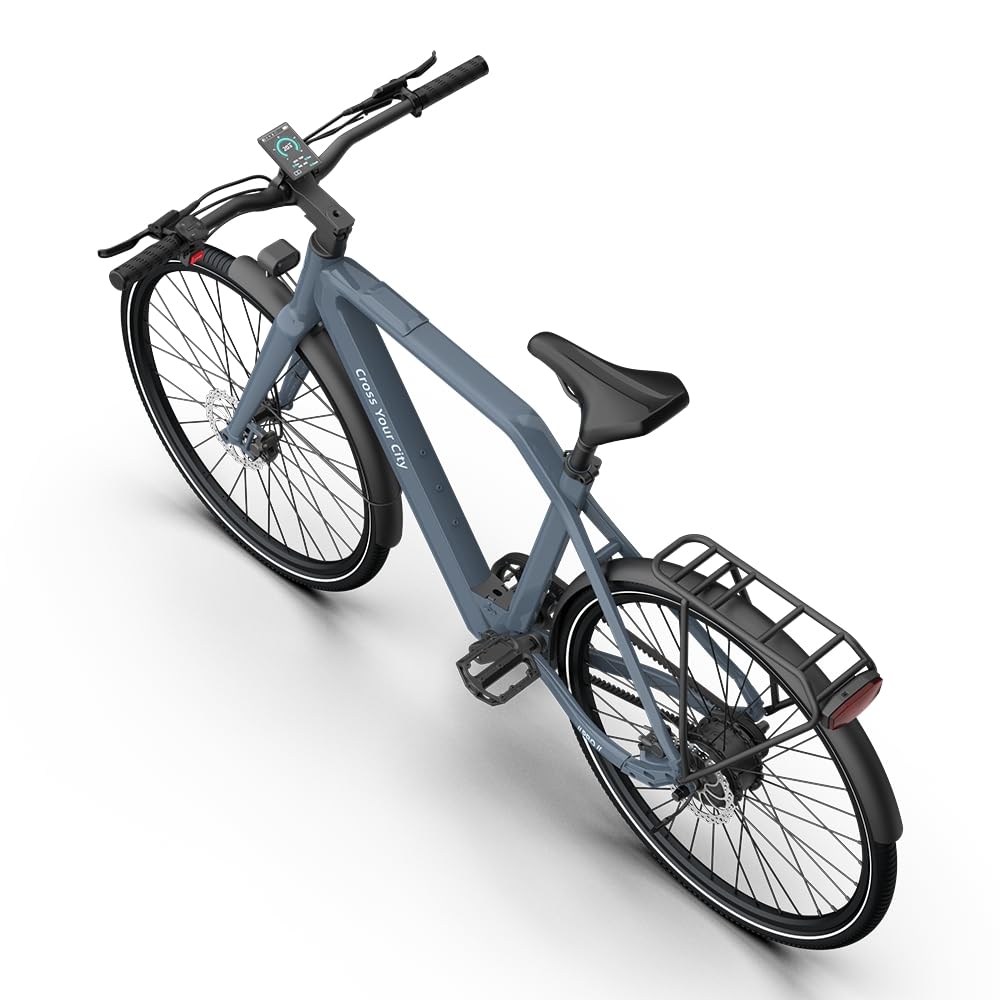 A Dece Oasis ADO e Bike Air30pro,28 Zoll 700C, Elektrofahrrad,370,00 Wh Akku, ebike Damen/Herren, Riemenantrieb,ADO Smart APP,3,5-Zoll-IPS-Display