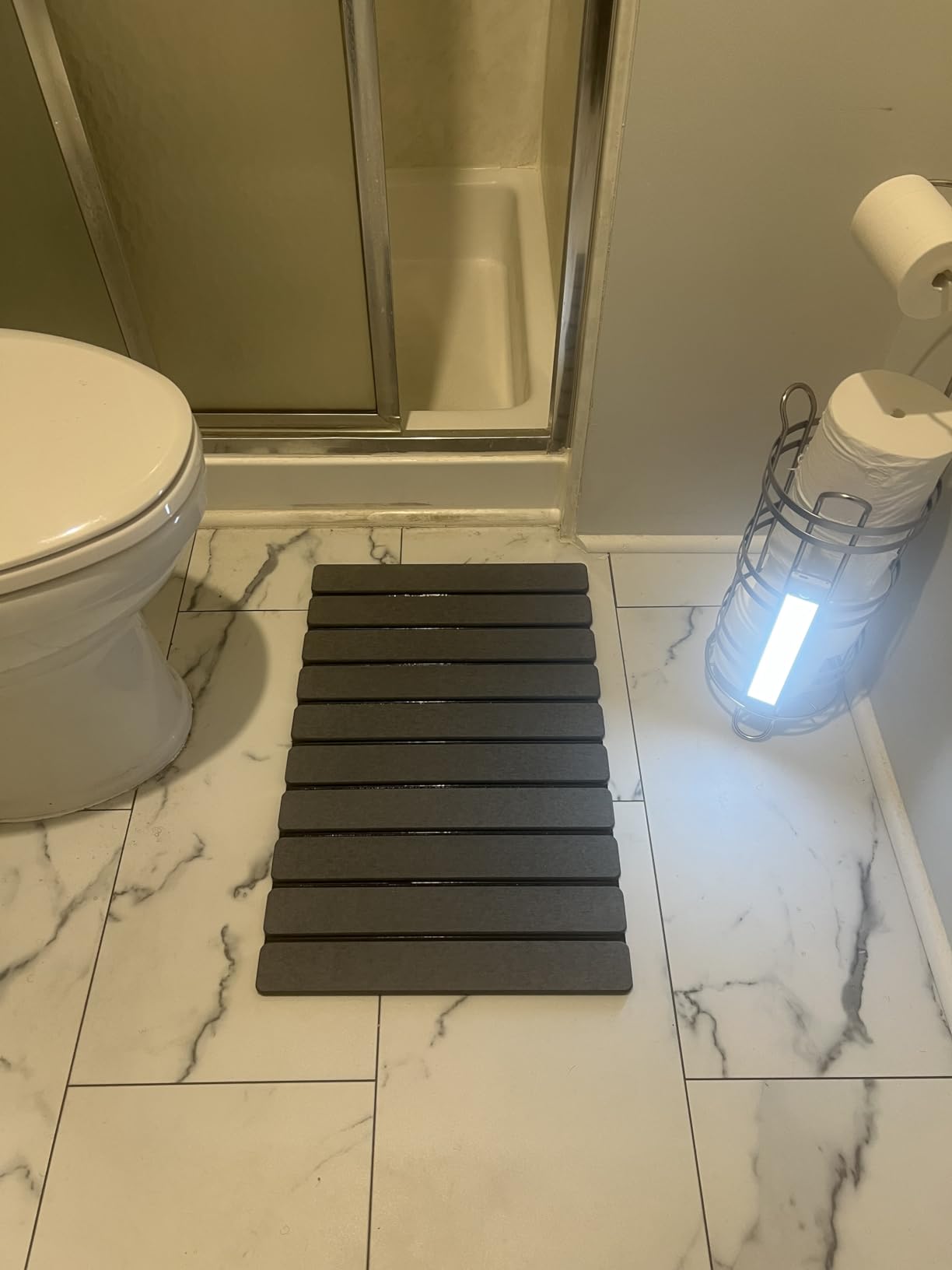 Foldable luxury stone mat