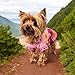 BABY PINK Handmade Peruvian Dog Sweater. Zip up the back design makes it easy to put on. Sizes for dogs 1.5 lbs to 40 lbs. (6 (12-16 lbs))