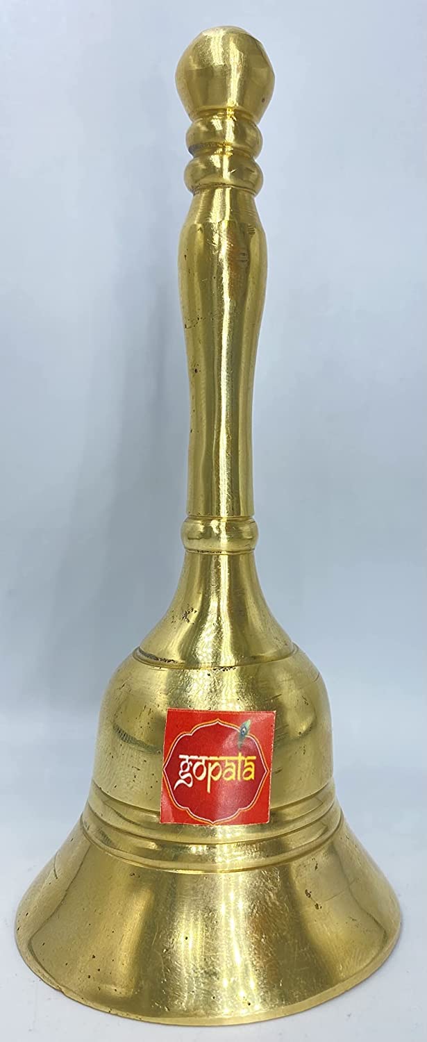 Brass Puja Bell 13cm Approx