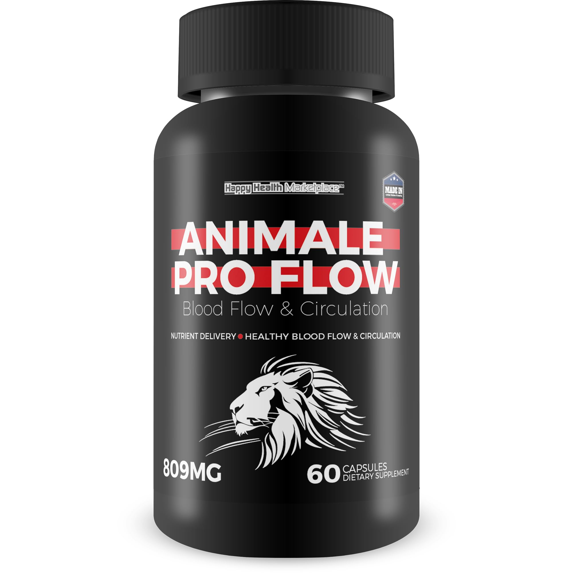 Animale Pro Flow - Our Best Blood Flow Supplement - Pro Animale Male Health S...