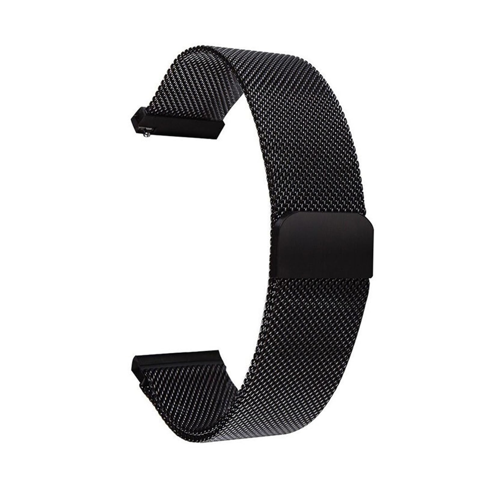 Yvxotrxnk Pasek magnetyczny ze stali nierdzewnej 20 mm 22 mm Quick Release metalowy pasek do zegarka dla mężczyzn i kobiet