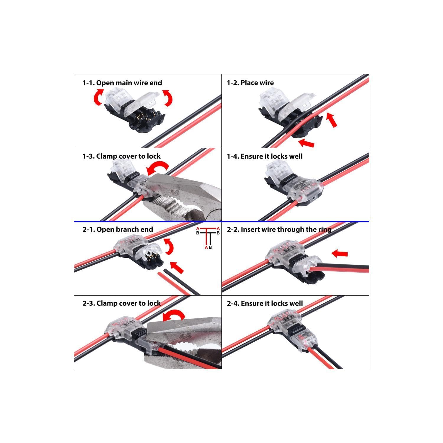 LEDKIA LIGHTING Unterputz Mehrfachsteckdose | 2x Schuko + 2x USB | Aluminium | Versteckbare Stecker