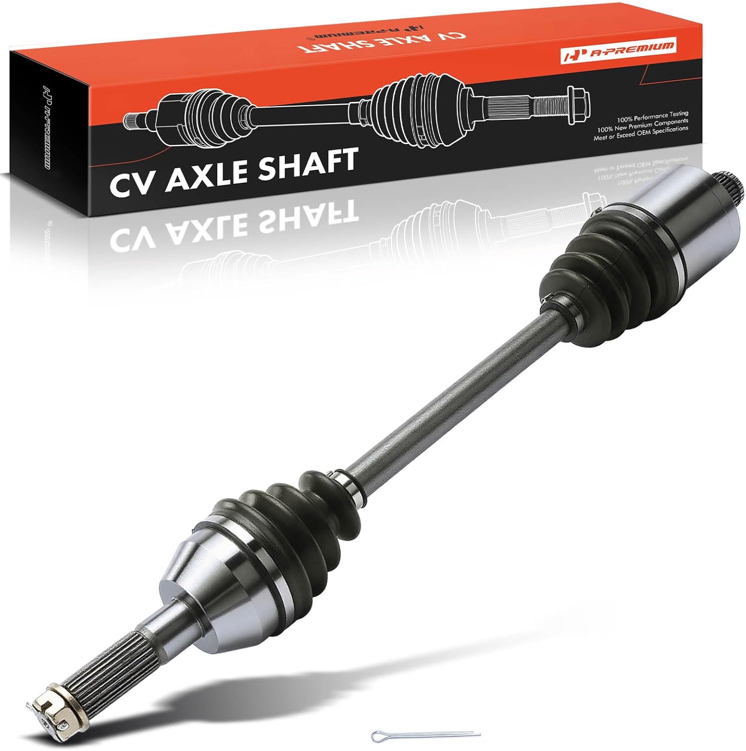 A-Premium CV Axle Shaft Assembly Compatible with Polaris Ranger 400 2010-2014, Ranger Crew 500 2011-2013, Ranger 800 2013-2014, Ranger EV 2010-2021, Rear Driver or Passenger Side