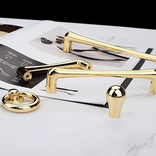 Miniatura 4 de KDDEON - Manija moderna para puerta de gabinete de cocina, con forma de gota, tirador de manijas de gabinete, aleación de zinc, muebles de baño,