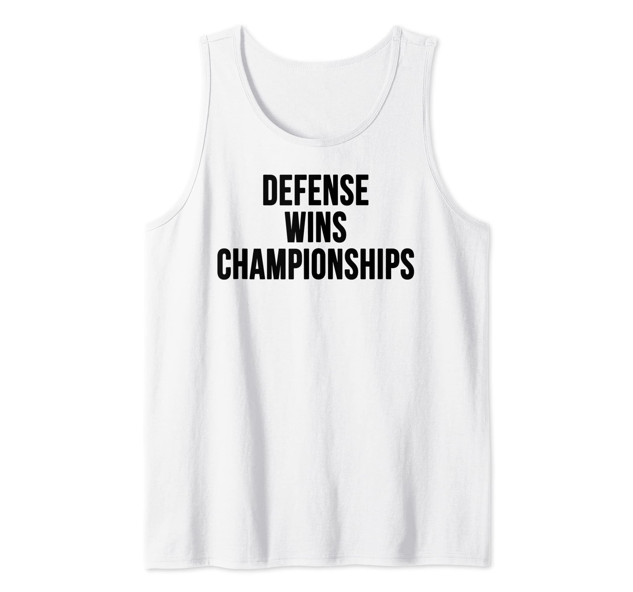 Defense Wins Championships - Generic Sports product Tank Top